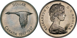 1 dollar canadien, 1967